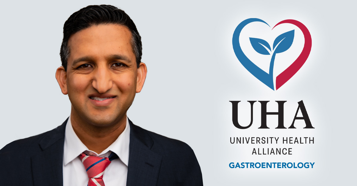 Dr. Minesh Mehta, gastroenterologist with University Health Alliance